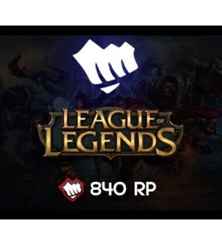 League of Legends 840 RP Prepaid Card TURKEY Key 
